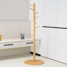 Вешалка из массива дерева домашняя простая для сушки одежды вертикальная вешалка для спальни