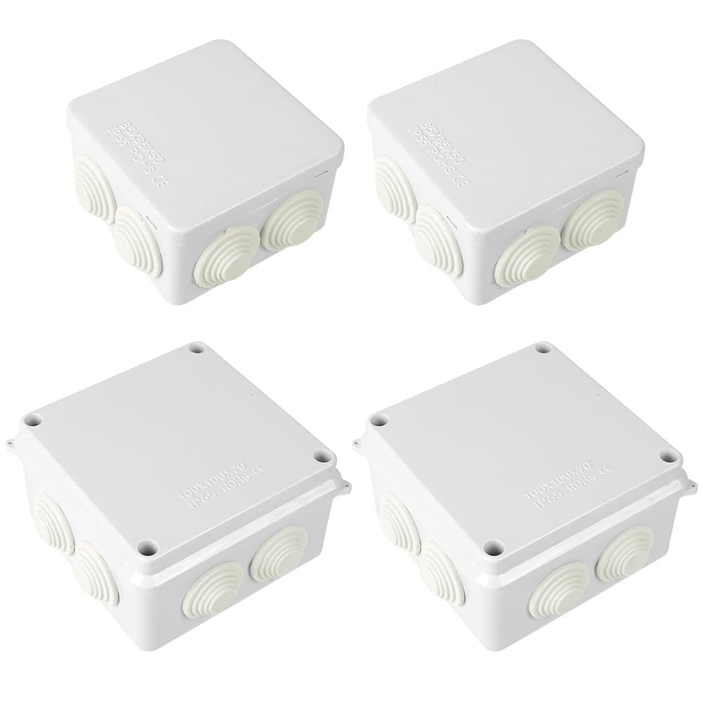 4 шт. соединительная коробка водонепроницаемая IP65, распределительная коробка накладная