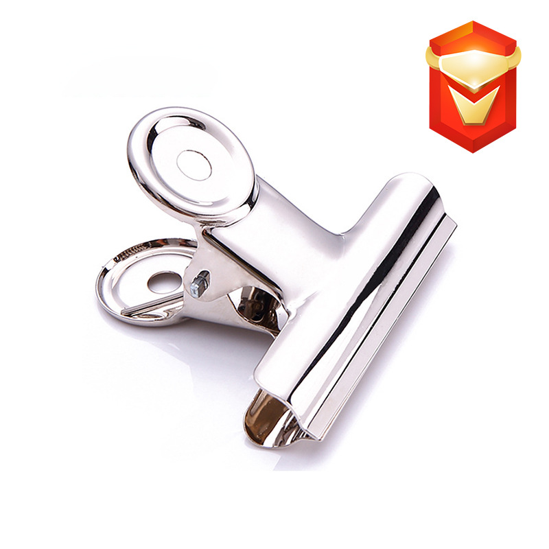 Металлический зажим для документов Guangkai из нержавеющей стали, зажим для билетов, зажим для счетов, круглый магнитный зажим, канцелярский зажим