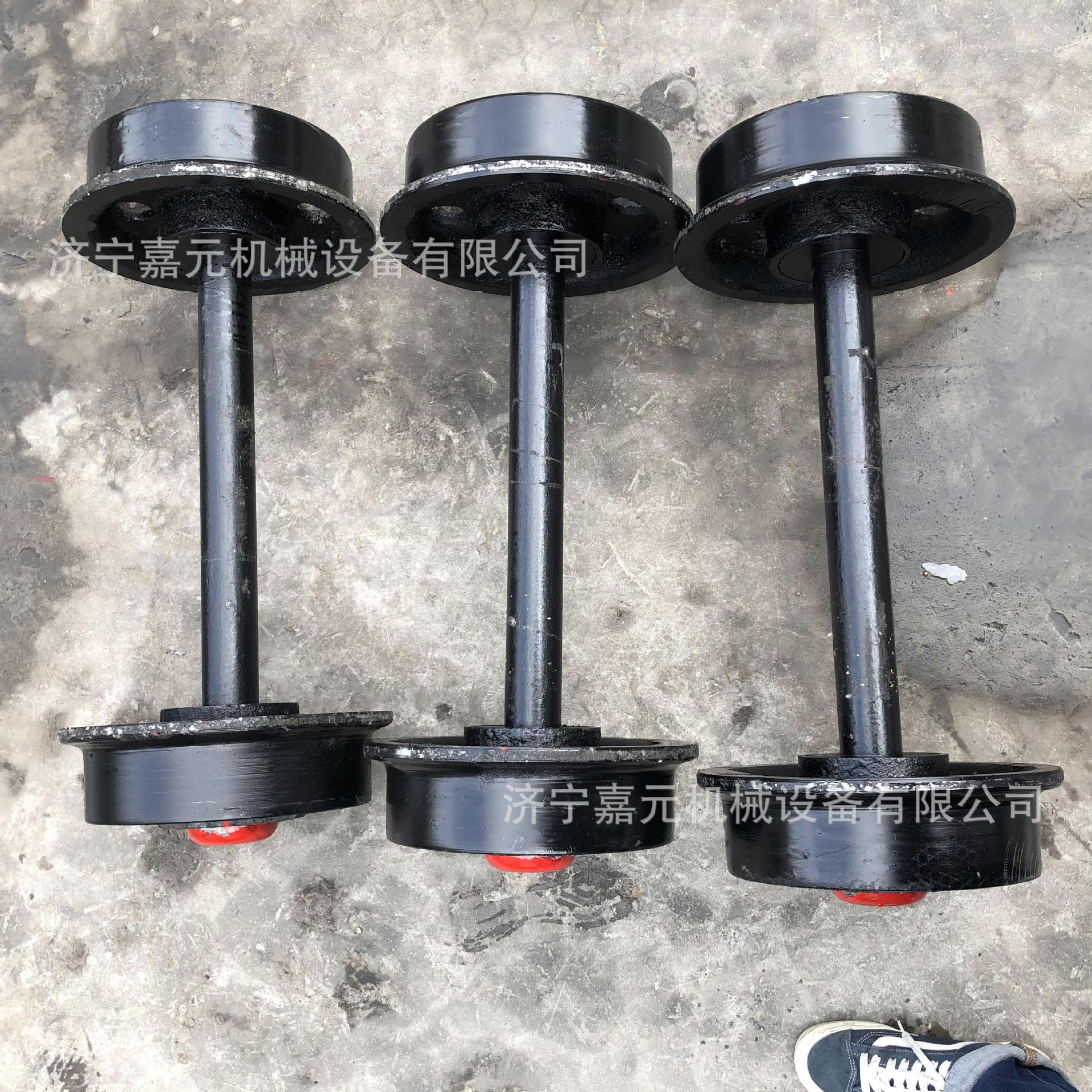 Multi-Specification 350mm Cast Steel Mine Wheels Solid Hollow Fixed Track Wheels Mine Wheel Pairs for Coal Mines