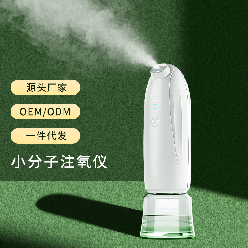 New Handheld Oxygen Injection Instrument Hydrating Spray Oxygen Injection Beauty Instrument Beauty Salon Nano Household High-Pressure Penetrating Moisturizer