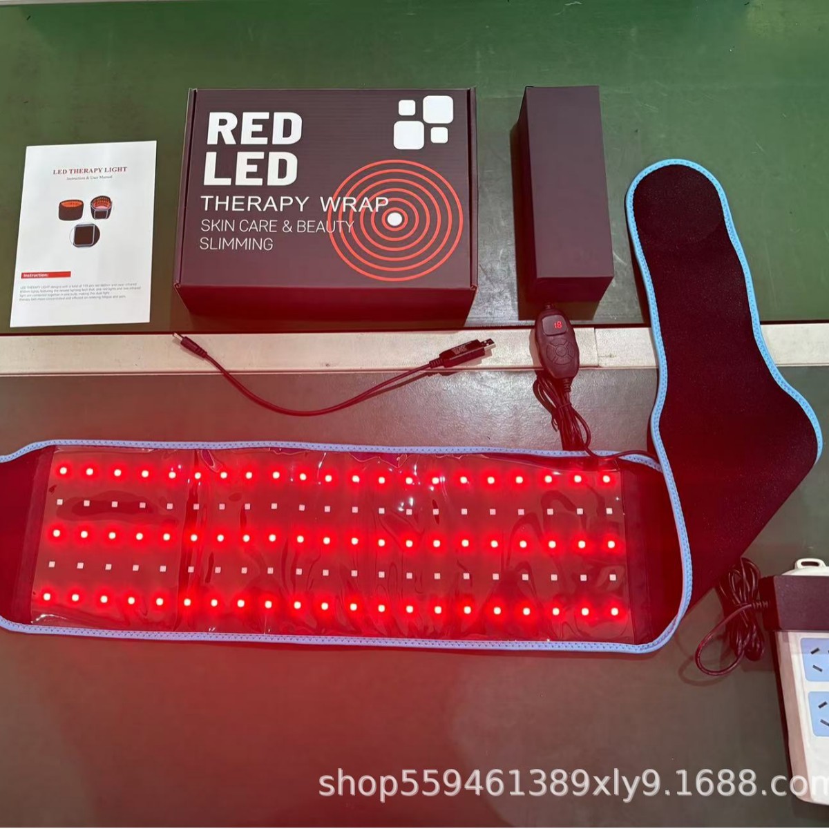 Кросс-бордовый пояс с красным светом, защитный пояс для теплого живота, домашний светодиодный таймер, горячий компресс, физиотерапия, снижение жира