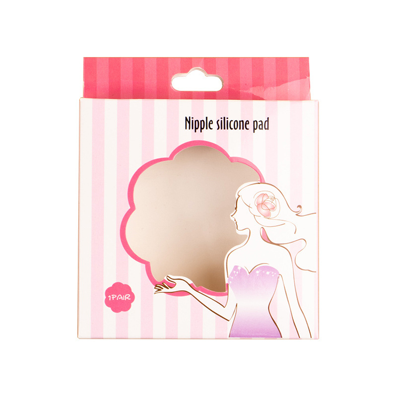 Chest Patch Box 3 Breast Patch Anti-bump Invisible Underwear Blister Packaging Box Bra Paper Box Shipping Packaging Box