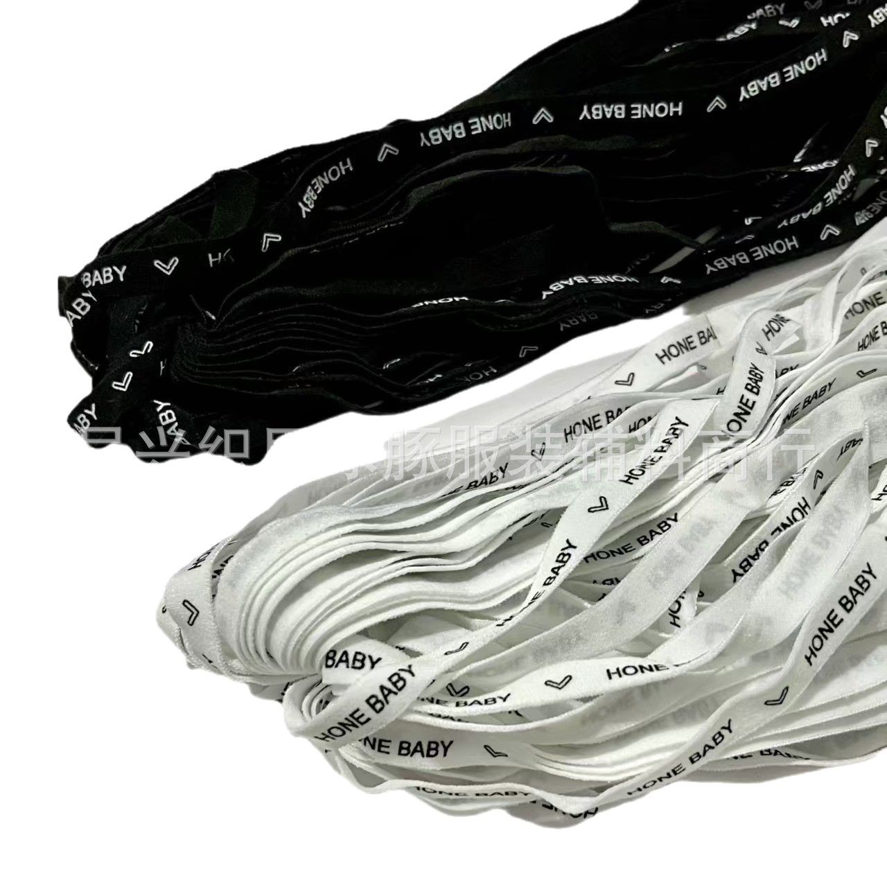 1CM herringbone belt printing knitting belt printing pants side strip webbing neckline decoration with shoes and hats clothing accessories