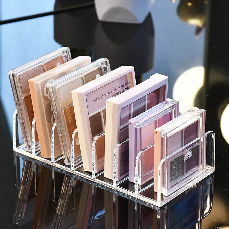Eye shadow tray storage rack transparent powder box desktop drawer compartment makeup cosmetics storage rack new in stock