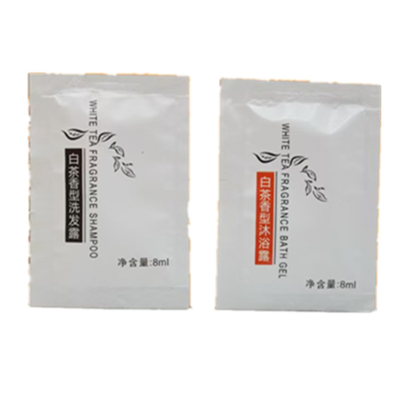 Hotel Disposable Toiletries 8g Bag Shower Gel Shower Gel Shampoo Shampoo Travel