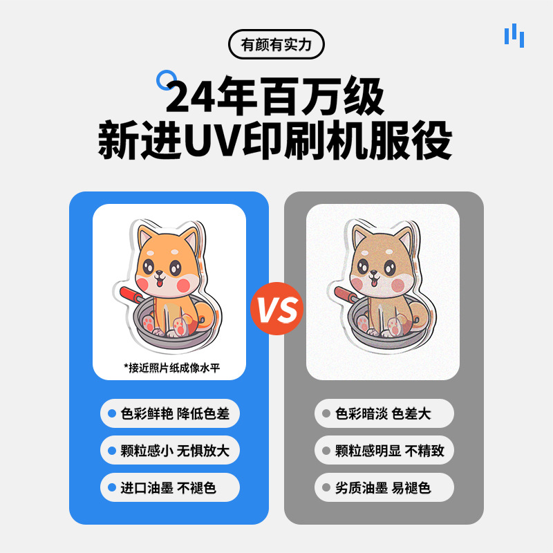 Acrylic refrigerator sticker custom animation ip peripheral creative products city scenic spot advertising soft magnetic sticker custom