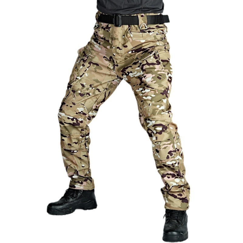 Outdoor Rush Pants Male Consul X7 Autumn and Winter Windproof Warm Soft Shell Pants Fleece-lined Thickened Wear-resistant Mountaineering Pants