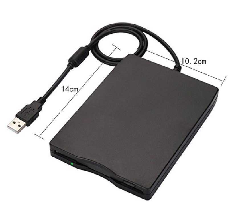 External Mobile Floppy Drive Notebook Desktop 3.5 "USB External Floppy Drive 1.44M FDD Floppy Drive