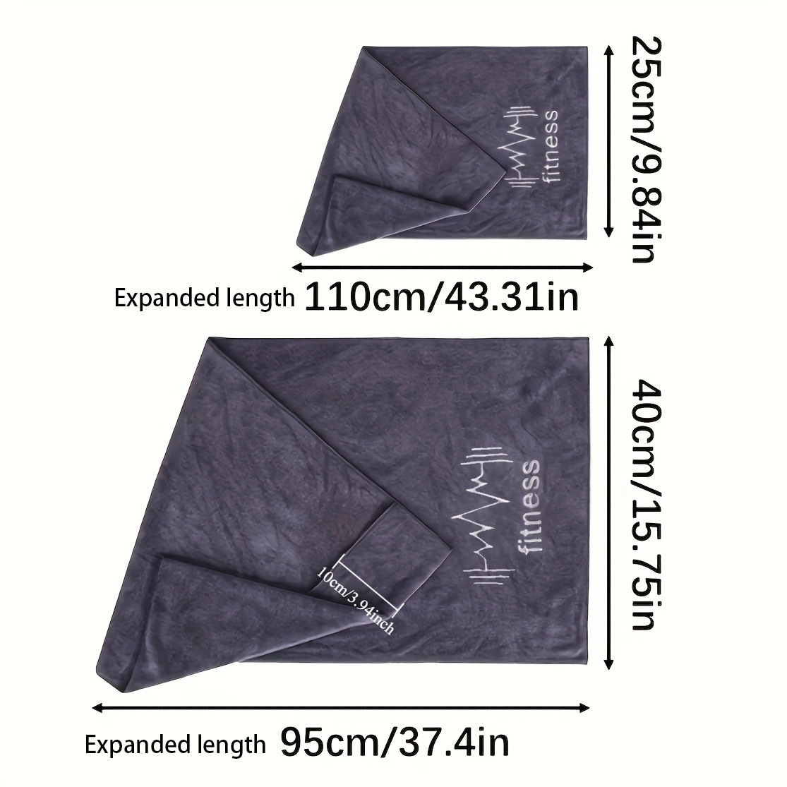 Sports Towel Absorbs Sweat and Is Quick-Drying, Gym Equipment Sweat-Absorbing Pad Towel, Fitness Sweat-Wiping Basketball Towel, Cross-Border Supply