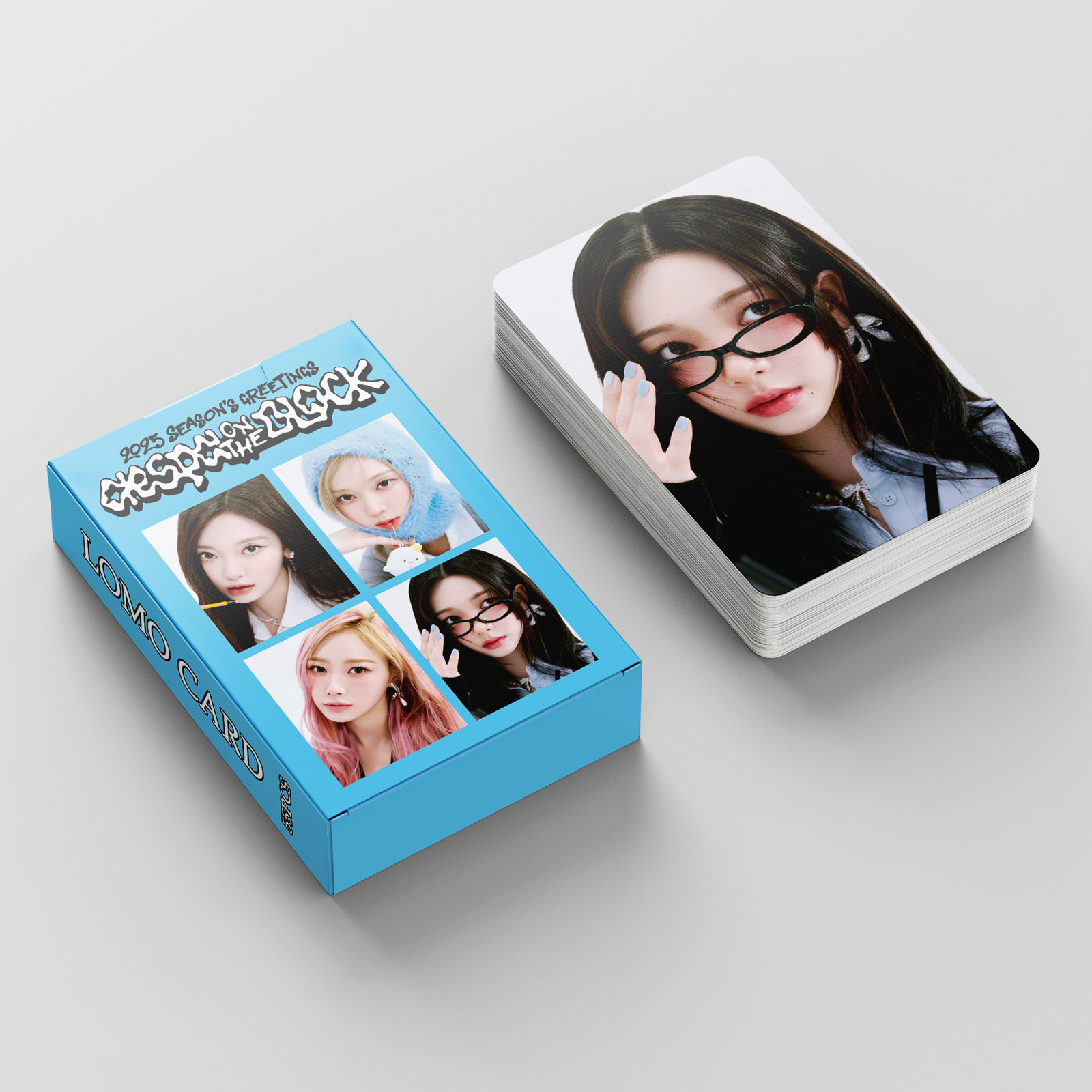 55 томов карточек Aespa в наличии 2025 карточки сезонного приветствия Aespa Карина