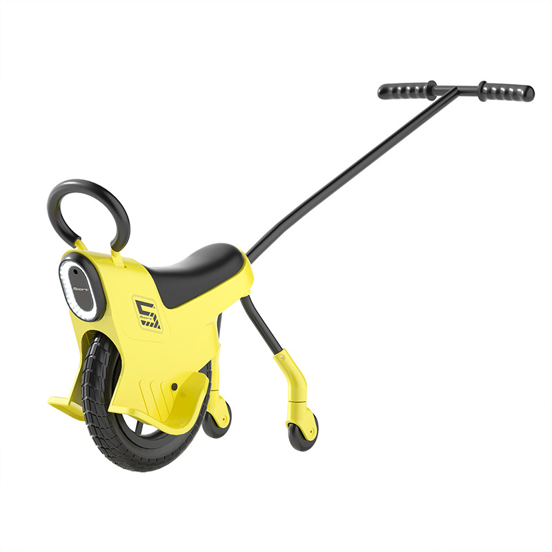 A generation of parent-child unicycle walking baby artifact light trolley toy car children's unicycle portable