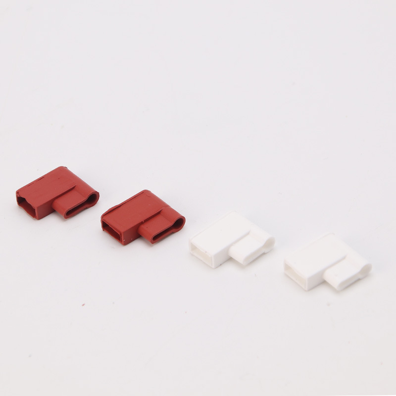 6.3/4.8pvc soft sheath flag terminal sheath silicone plug spring 250/187 wiring harness insulation terminal sheath