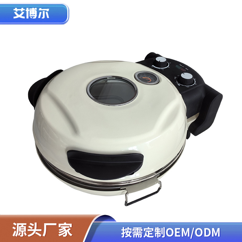 Cross-Border Supply of P001C Household Pizza Oven 12inch with Temperature Control Electric Pizza Oven Pizza Oven