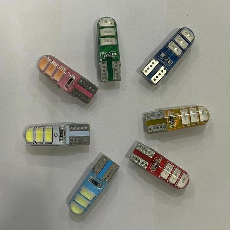 Светодиодный ширинный свет 24V T10 5630 6Smd силиконовая кристаллическая лампа модифицированная прямой вспышки 12V стробоскоп