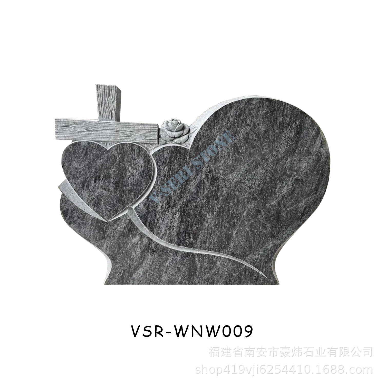 Novel Design Black Granite Tombstone Support Personalized Customization Granite Tombstone Manufacturer