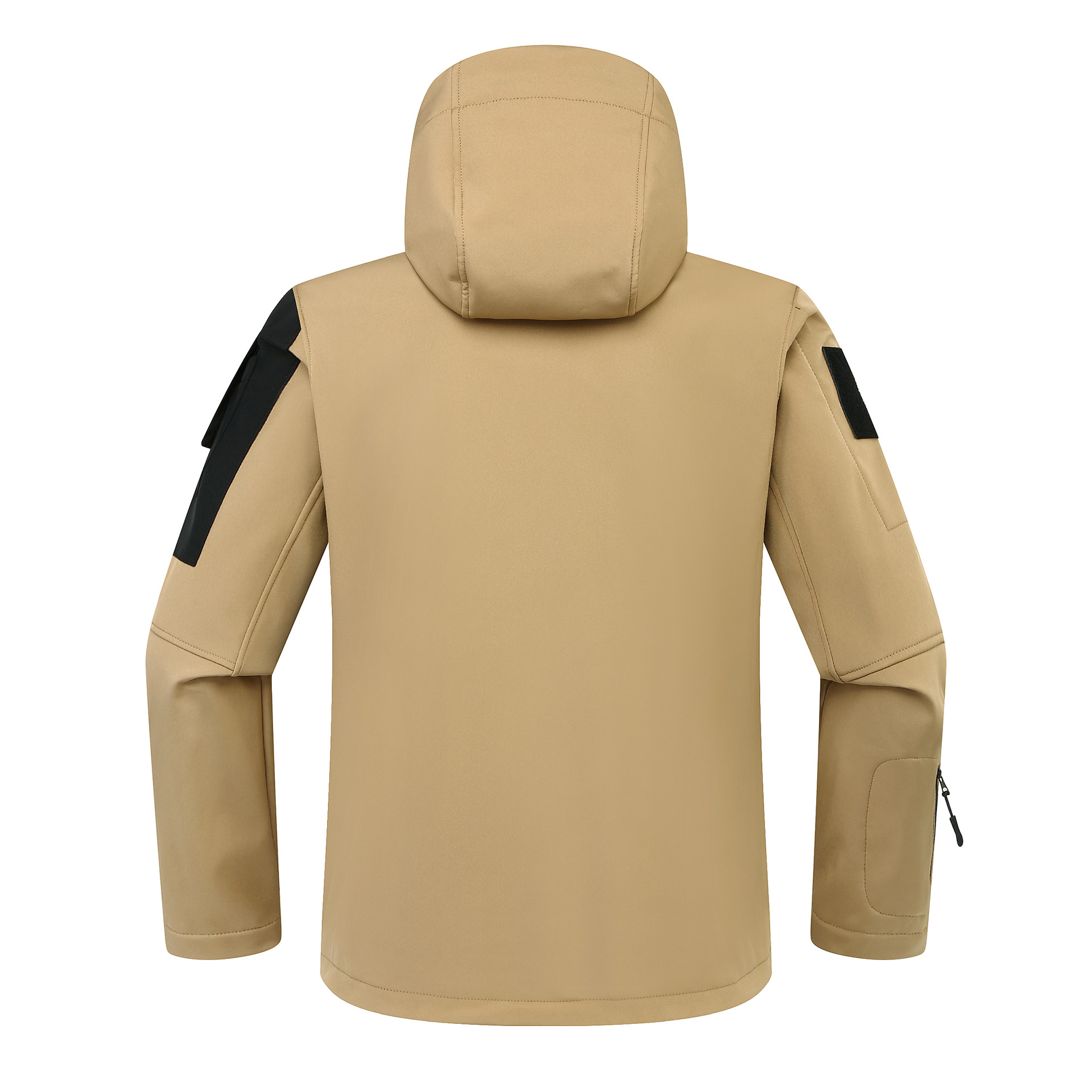 Wild Style scarab windbreaker outdoor jacket soft shell fleece-lined multi-pocket stitching jacket waterproof