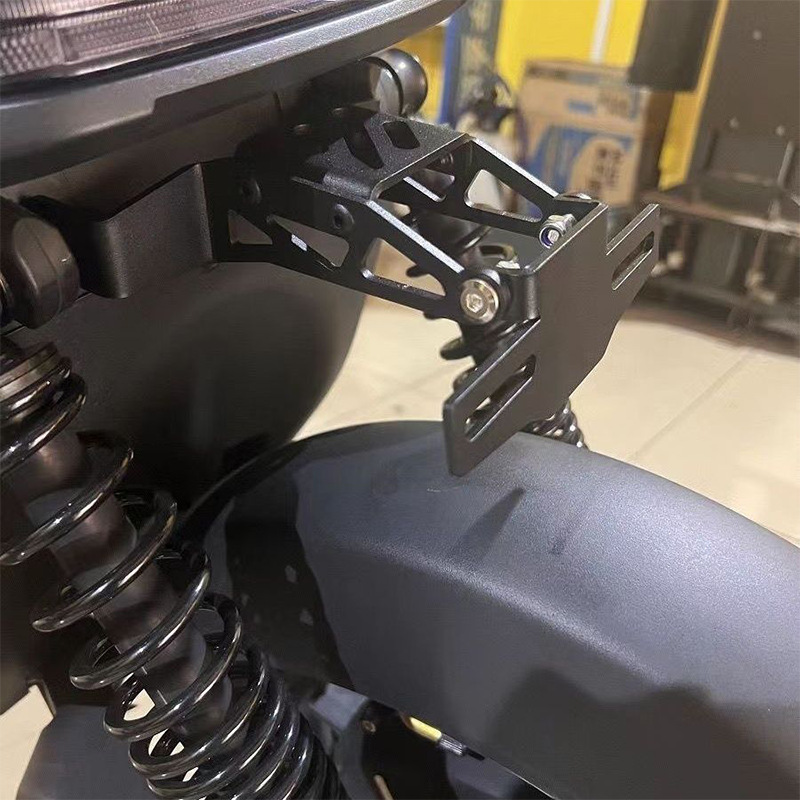 Modified Short Tail License Plate Holder Motorcycle License Plate Holder Accessories Modified Adjustable License Plate Bracket Extension Bracket Accessories