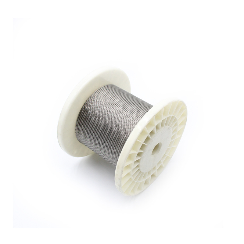 20-Year Manufacturer 304 Stainless Steel Wire Rope Power Rope Guardrail Greenhouse Scraper Clothes Drying Protective Net Steel Wire