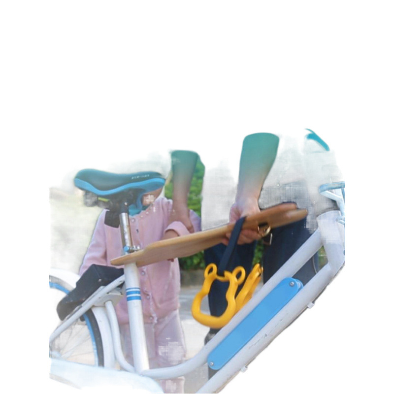 Shared bicycle child seat bicycle front foldable child walking baby artifact sitting board with baby default item
