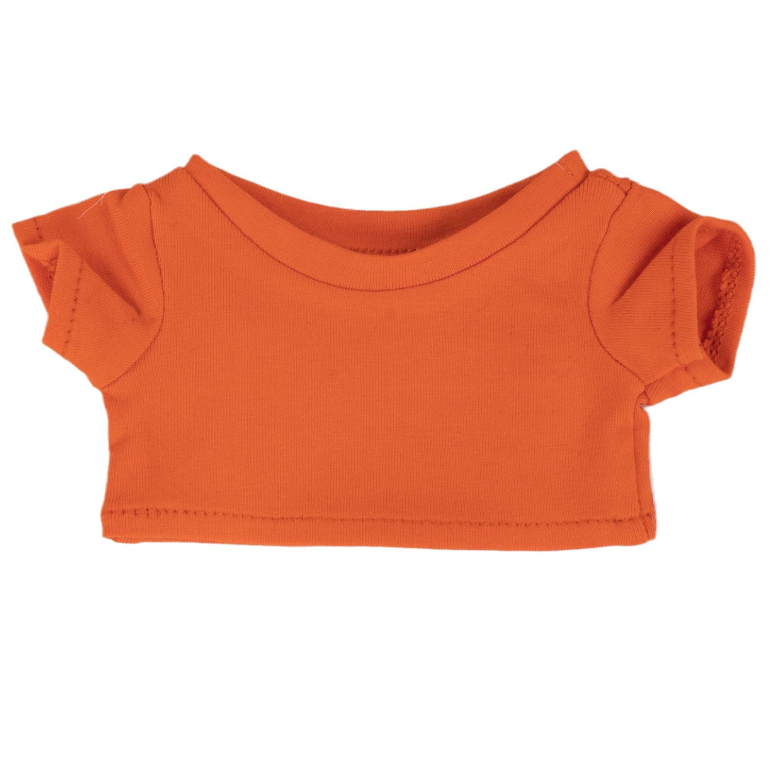 Doll 10/15cm20cm cotton doll black and white short sleeve T-shirt doll doll clothes can add LOGO pattern