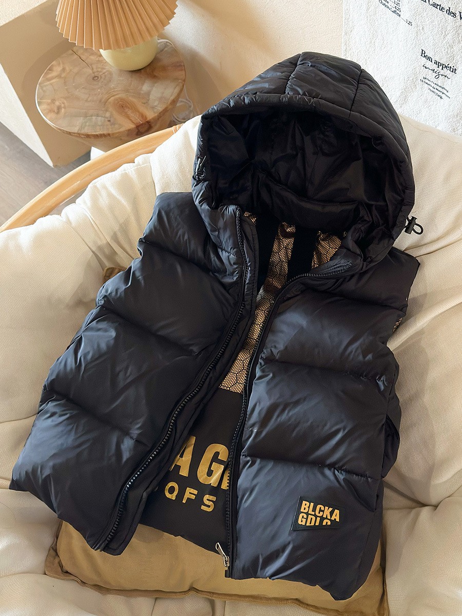 Детский пуховик без рукавов, зимний новый стиль для мальчиков и девочек, утолщенный жилет для младенцев