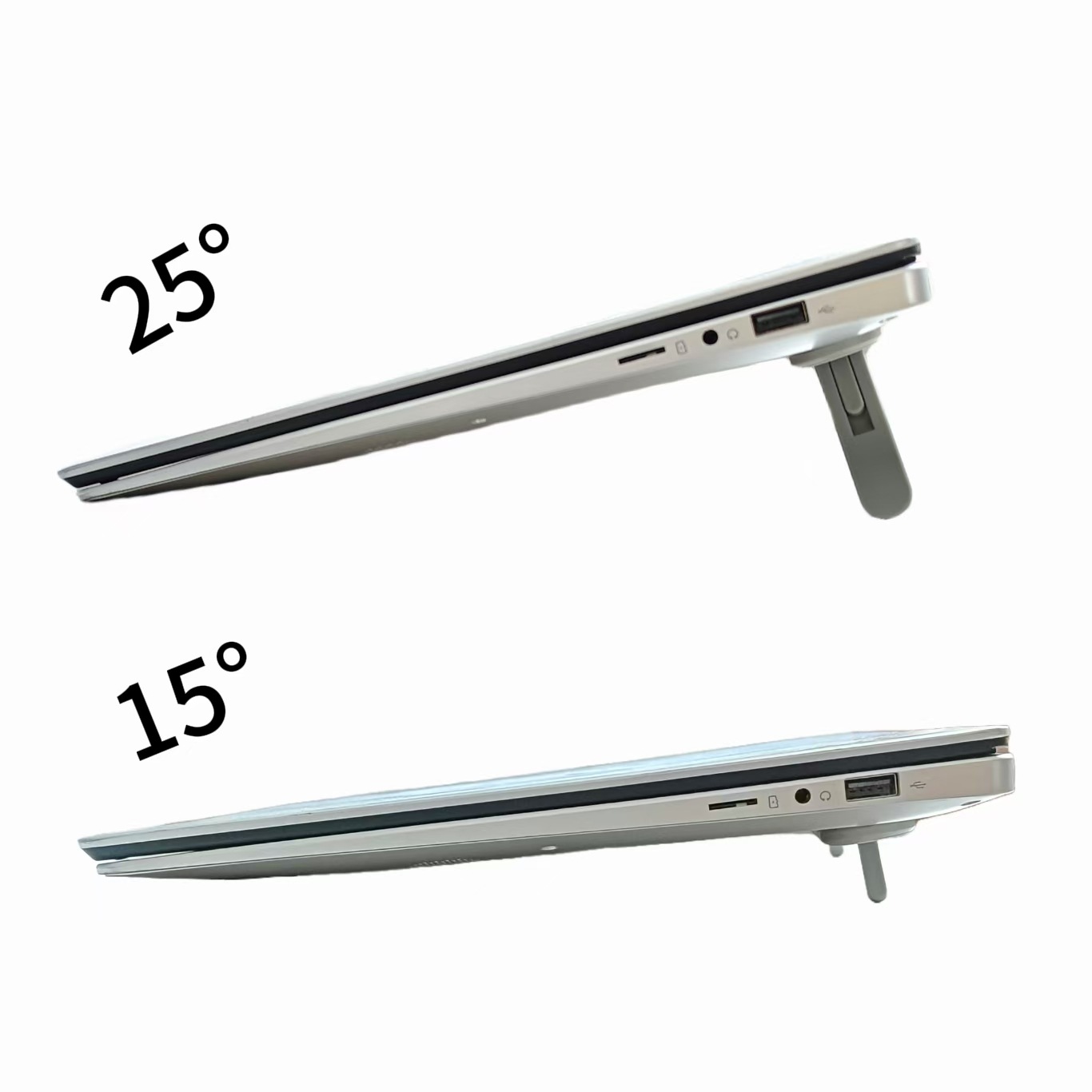 Suitable for notebook flat universal bracket hanging heat dissipation simple increased plastic folding portable bracket