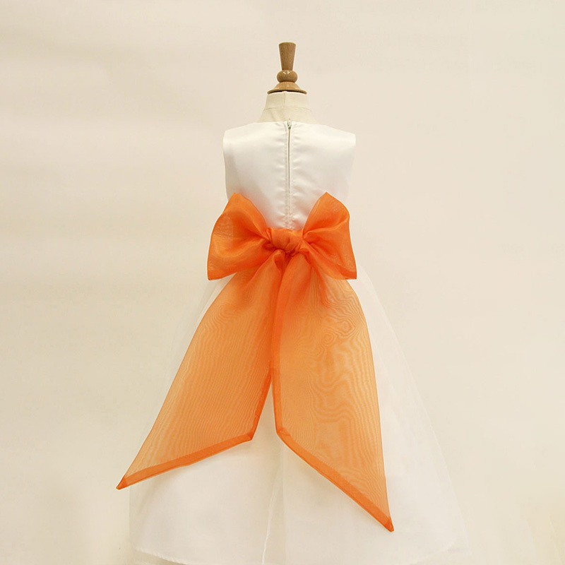 European and American Export Clothing Back Decoration Bow Mesh Women's Dress Performance Clothing Decoration Cosplay Kidsren's Performance Clothing