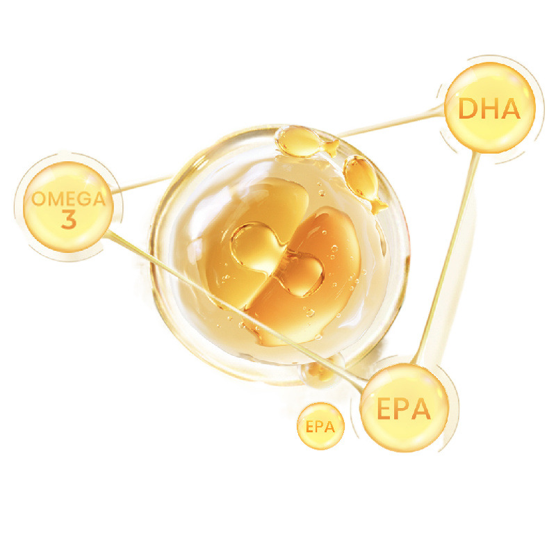 Granule Hamster Deep Sea Fish Oil Capsule Concentrated Nutritional Agent Golden Silk Hair Skin Care Health Products Calcium Supplement Neutral