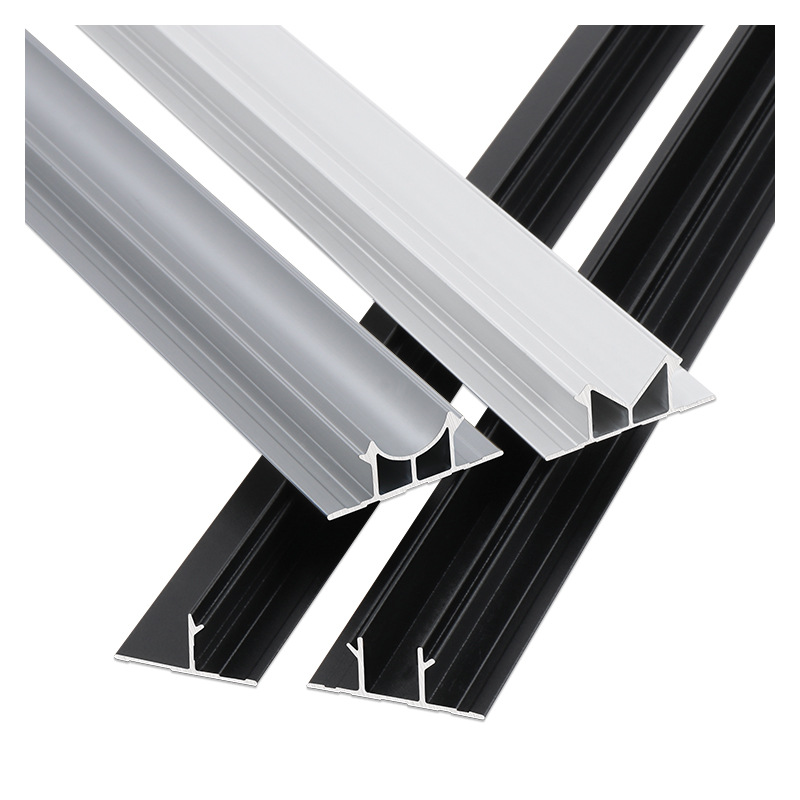 Aluminum Alloy suspended ceiling profile closing strip shadow seam gypsum board closing strip bathroom ceiling decorative lines