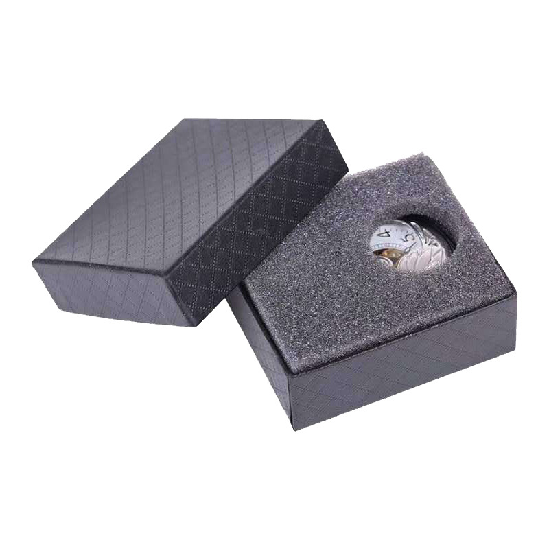 In stock supply watch box carton watch box paper WeChat watch gift box wholesale pocket watch box
