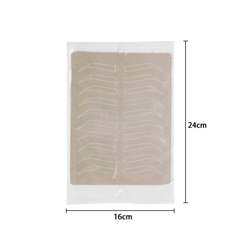 Color-Free Practice Leather Tattoo Tattoo Rubber Practice Leather Tearable Line Silicone Leather Eyebrow and Eye Line Eyebrow Practice Leather