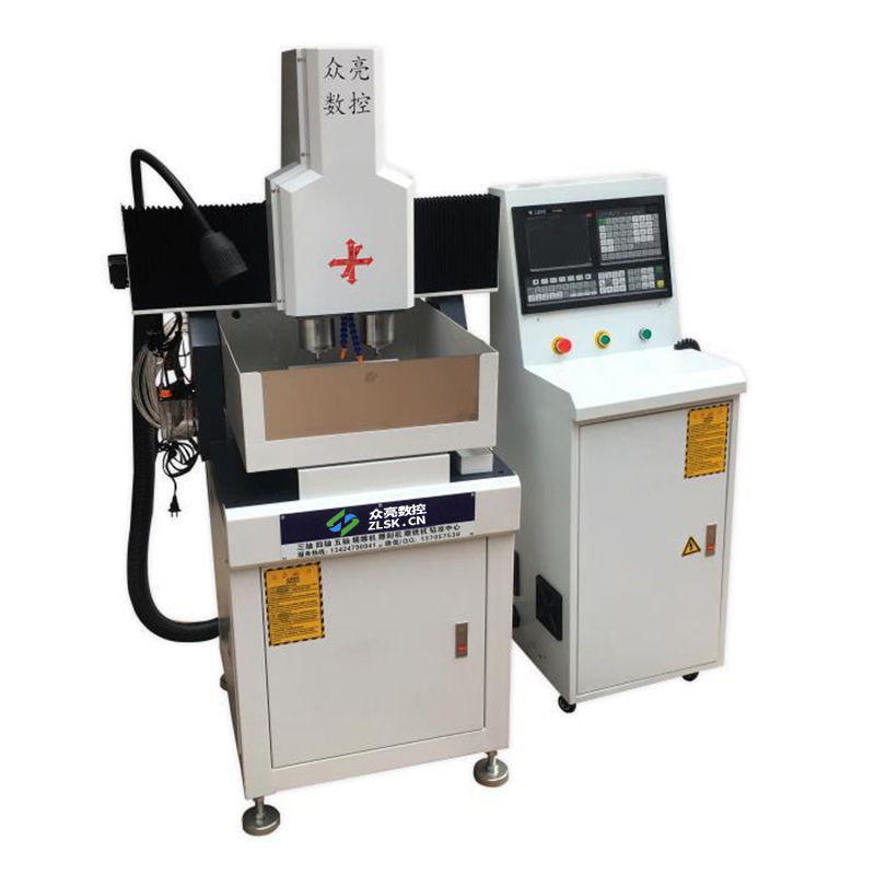 Copper Aluminum Metal Engraving Machine 4040 Mold Jade Carving Milling Machine Fully Automatic Seal Lettering Double-Head Engraving Machine Precision
