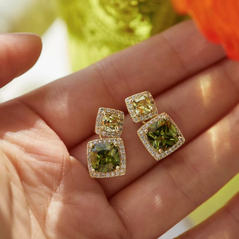 Factory Wholesale Low Price Synthetic Gem Cubic Zirconia Pad Shape Fat Square Inlaid Jewelry Zircon Bare Stone