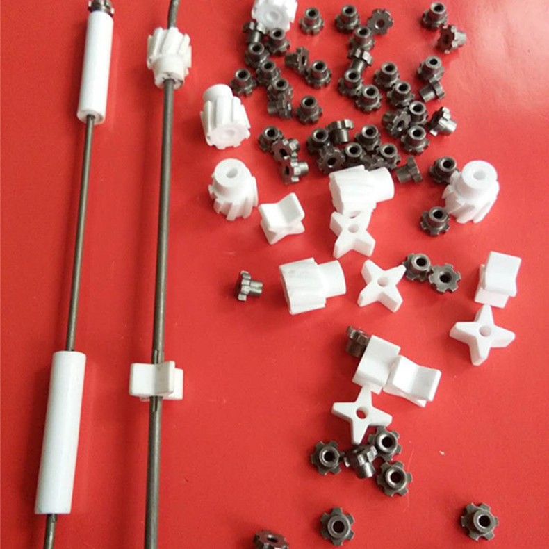 Burner Electrode Porcelain Tube Spark Plug Porcelain Tube Ion Needle Porcelain Tube Burner Ignition Rod Porcelain Tube Bracket