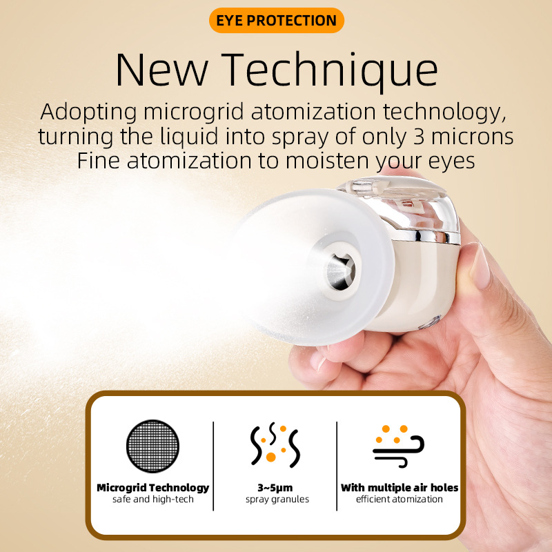 Cross-border mini eye moisturizer hot compress eye fatigue eye relief artifact atomization R01 eye massager manufacturers