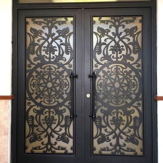 Metal Steel Cut Out Door Entrance Door Cnc Laser Cutting Plate Export Export Best-Selling Model