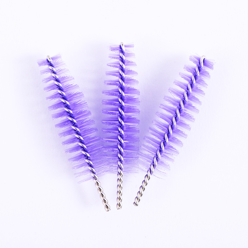 Factory disposable color eyelash brush short rod solid mini eyelash comb Rod eyelash brush Beauty Makeup Eyebrow brush