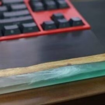 Mechanical Keyboard Hand Rest, Palm Rest, Wrist Rest, Pure Handmade Resin Wood Synthesis
