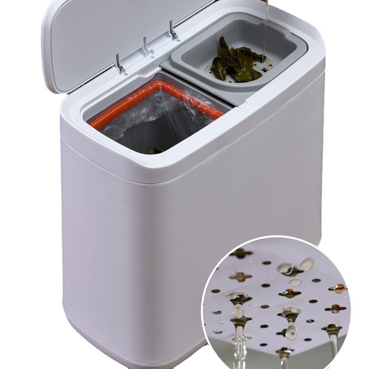 Dry and wet separation tea residue bucket elastic cover classification tea bucket kung fu tea waste tea storage artifact tea filter bucket