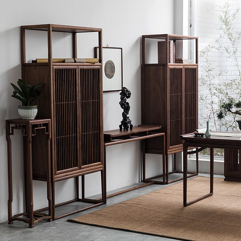 New Chinese Style Desk, Old Elm Calligraphy Table, Real Brush Writing Desk, Old-Fashioned Zen Simple Office Light Luxury Desk Wholesale