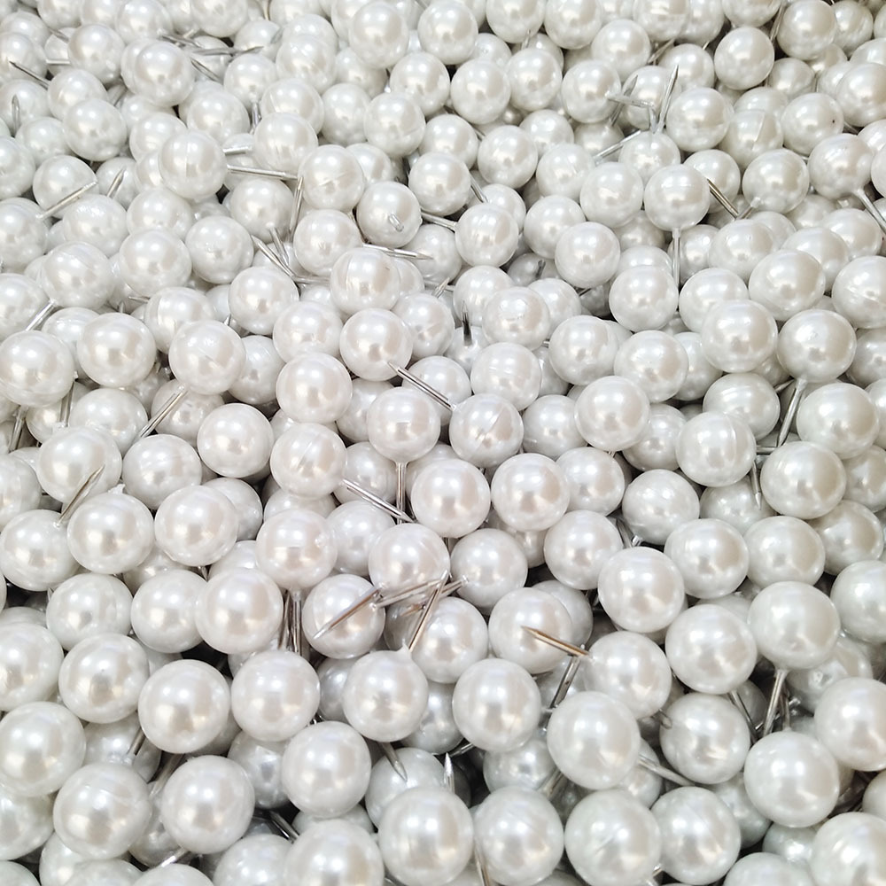 Оптовые перламутровые белые гвозди I-образной формы для фото стен, гвозди для маркировки карты, фиксирующие гвозди для офиса