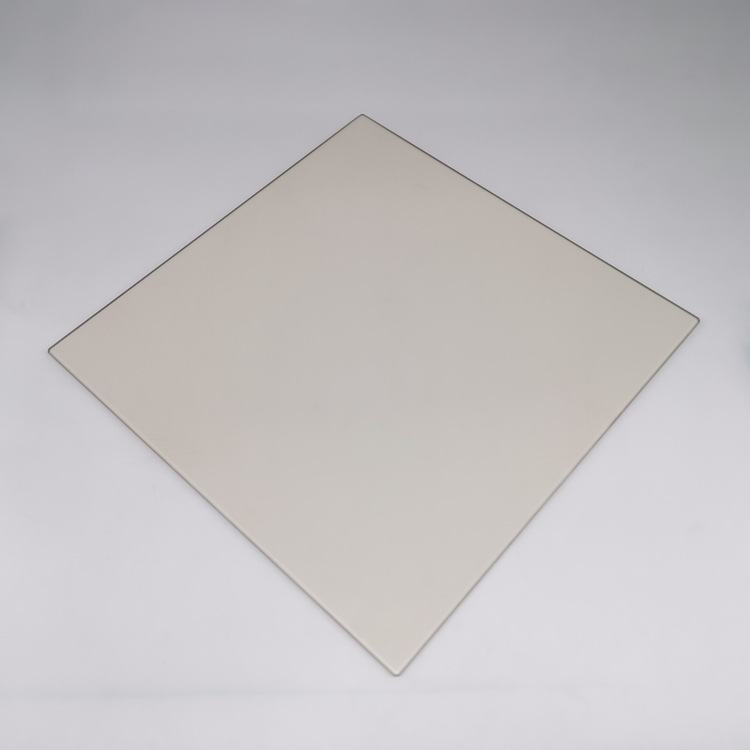 Manufacturer Customized Light Brown Glass-Ceramic Panel High Temperature Resistant Fireplace Glass Customized in Various Specifications and Sizes