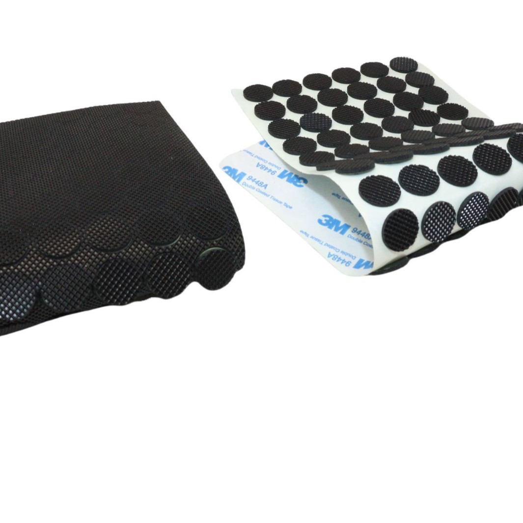 Directly Supplied Self-Adhesive Anti-Slip Silicone Gasket Anti-Collision Round Silicone Foot Pad Black Rubber Pad Shock-Absorbing Silicone Gasket