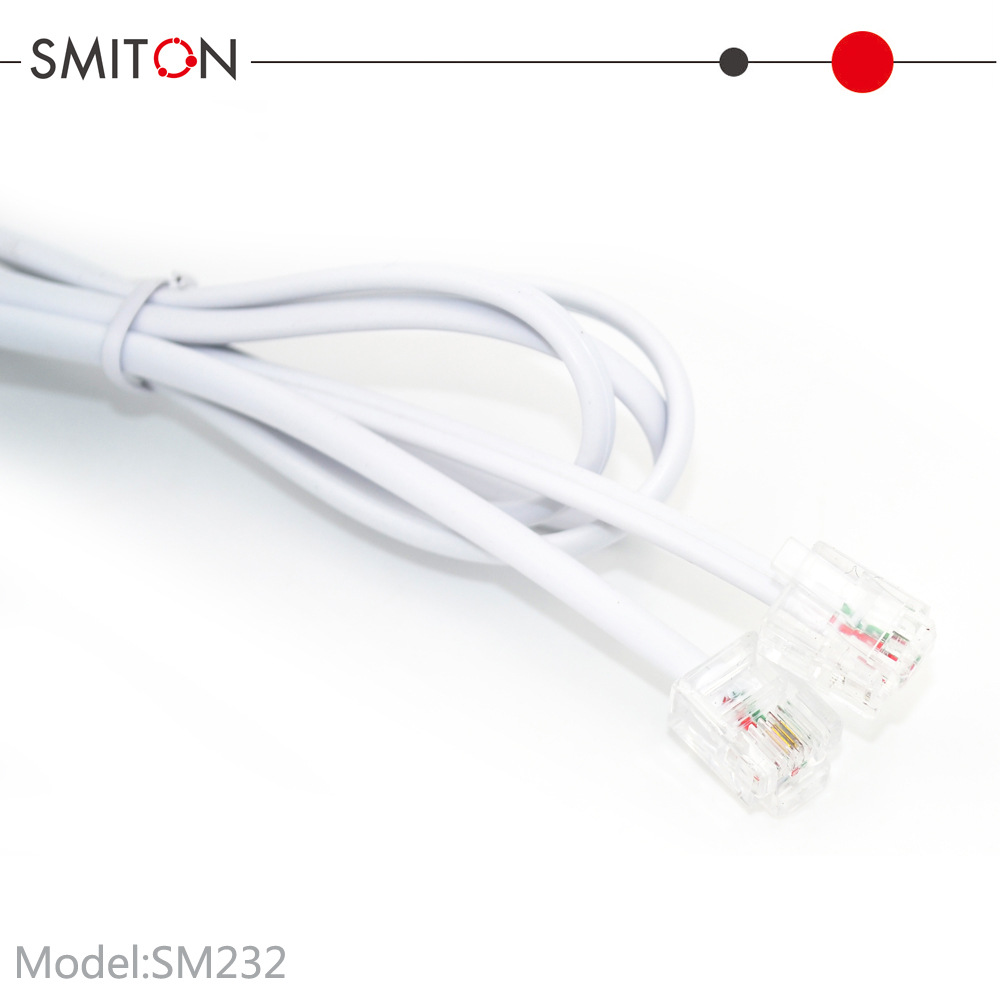 sm232 supply telephone line telephone jumper wholesale RJ11 telephone line V telephone line 5 m