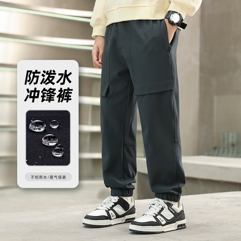 Водонепроницаемые брюки для активного отдыха 2025 года, новые модели для мальчиков и девочек, осенние и зимние флисовые брюки