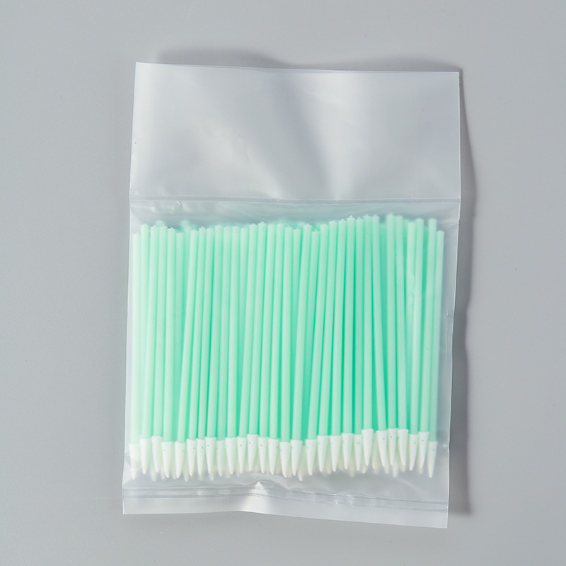763D high-density cleaning sea cotton swab wiping stick industrial dust-free purification cotton swab pointed sponge swab wholesale