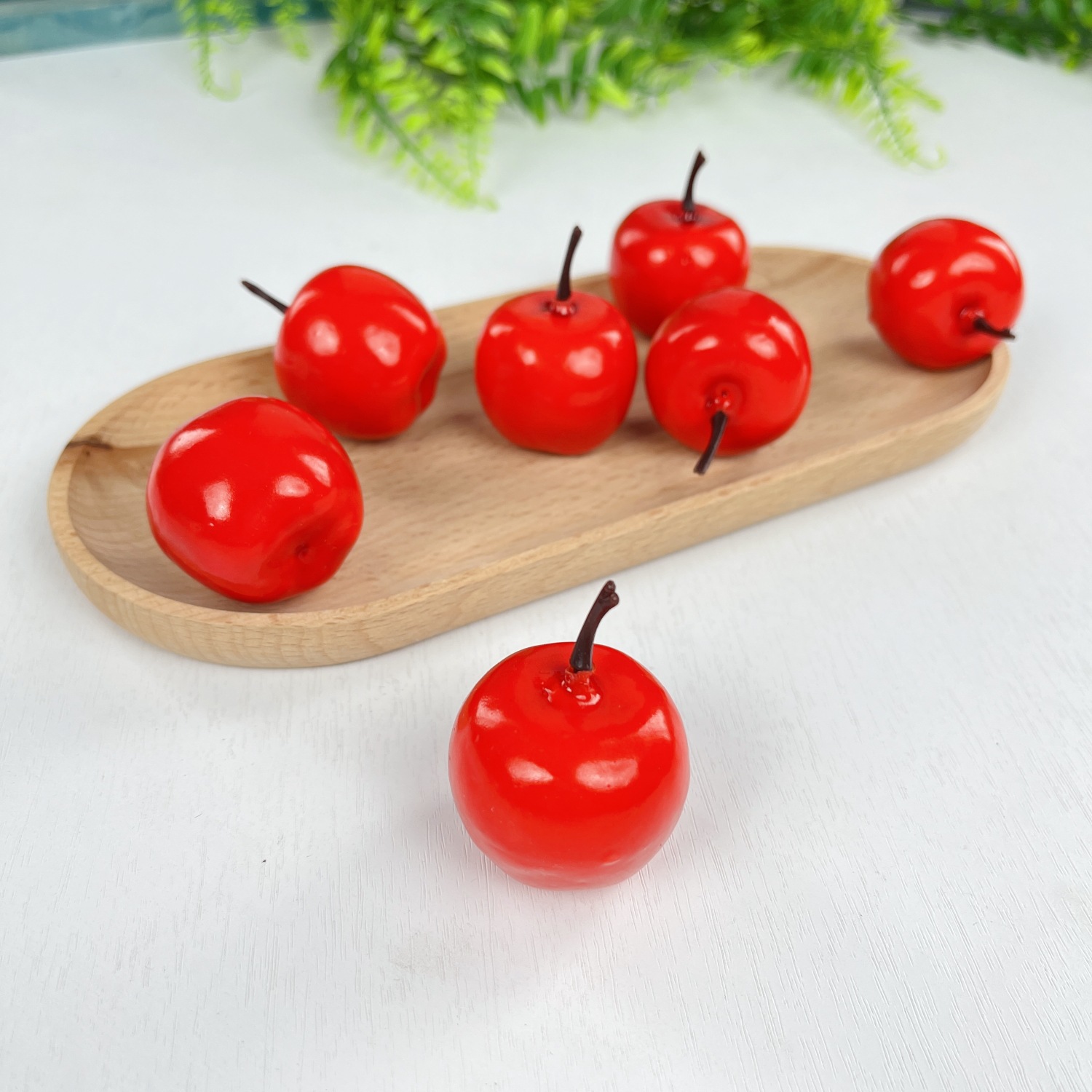 35# foam small fruit mini simulation small apple model fake apple decorations props toy accessories