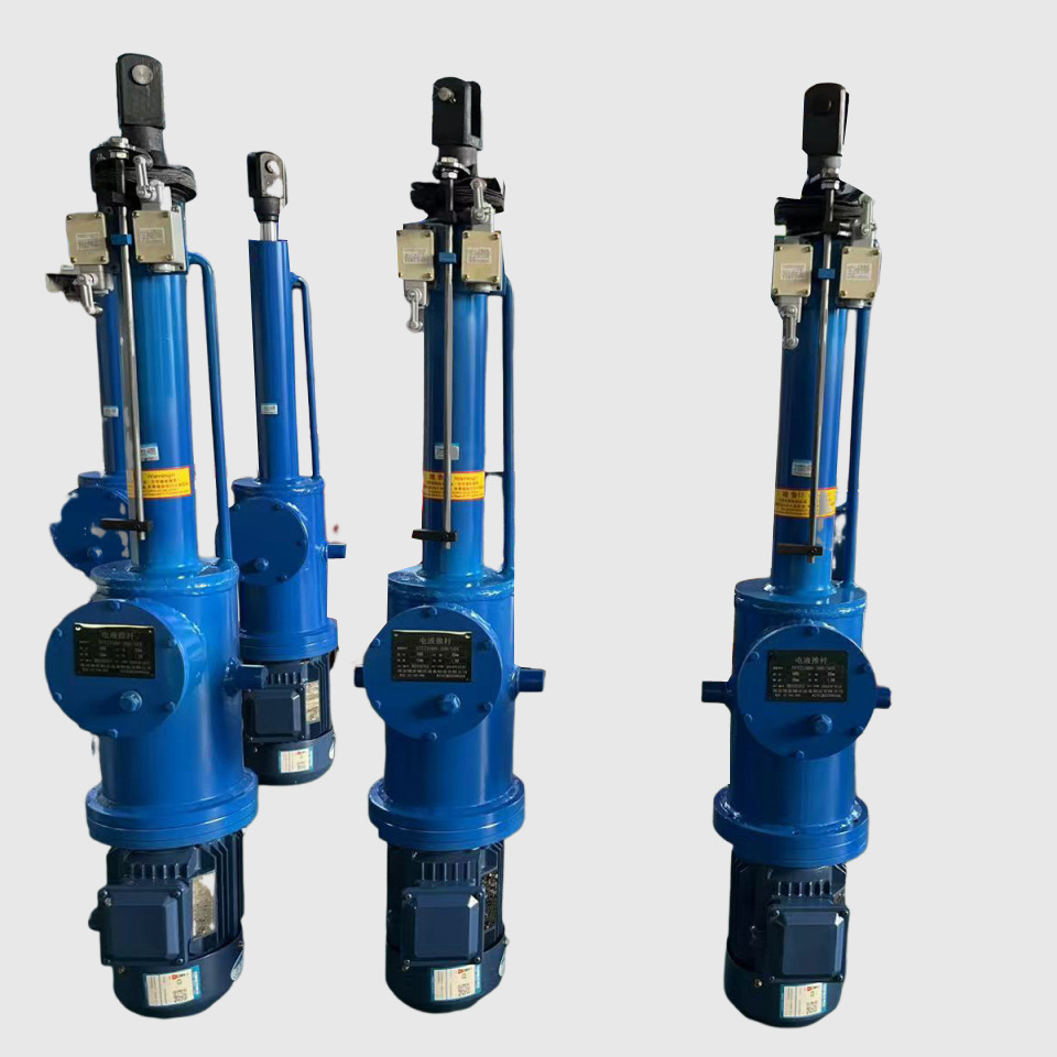 DYTP Electric Hydraulic Push Rod Electric Large Thrust Heavy Duty Industrial Grade Stroke Adjustable Telescopic DC Hydraulic Push Rod