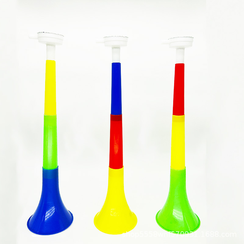 Три больших телескопических рога для болельщиков детские игрушки пластиковые игры футбольные фанаты